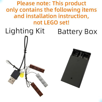 LED Light Kit Compatible with Lego Surfer Beach House - Lighting Set for Creator 31118 Building Model (Model Set Not Included)
