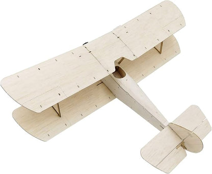 HUIOP RC Fixed-Wing DWH K06 Sopwith Pup RC Airplane Balsa Wood Aircraft 378mm pan Outdoor Flight for DIY Assembly Model KIT Version