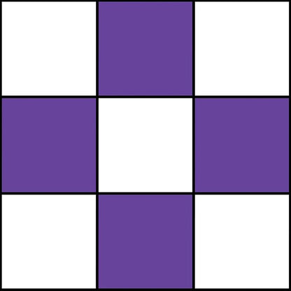 Bobby Fischer Tournament Roll Up Travel Chess Board - 20 inches - Mousepad Style with Purple Squares by WE Games