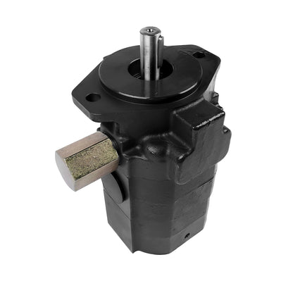 Flynsu 28 GPM Two Stage Hydraulic Log Splitter Pump, 4000 RPM & PSI Max, 5/8" Shaft, SAE Mount, 2 Stage Wood Processor