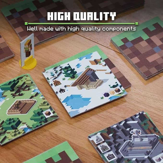 Ravensburger Minecraft: Builders &amp Biomes - Engaging Strategy Board Game | Ideal for 2-4 Players | Perfect for Ages 10 &amp Up | Authentic Minecraft Experience | Great Gift for Minecraft Enthusia