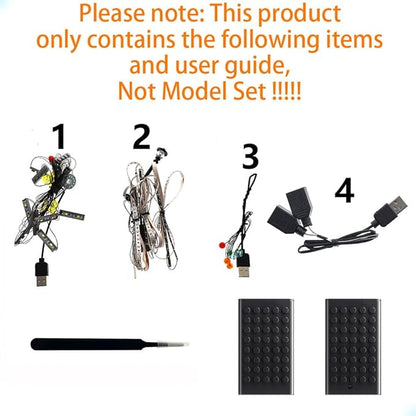 LED Light Kit Compatible with Lego Avengers Tower 76269 (Model Set Not Included)