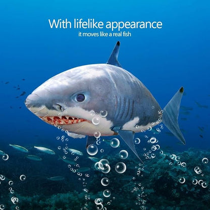 AUOK Remote Control Shark Toys Infrared RC Flying Clown Fish Balloon - Anti-Gravity Indoor Toy with Mid-Air Hovering for Fun Party Decorations &amp Gifts (Orange)