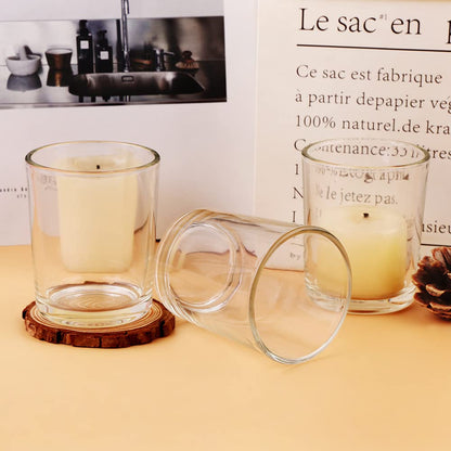 BTGLLAS Clear Mercury Glass Tea Light Holders Set of 36 - Elegant Votive Candle Holders for Weddings, Showers and Home Decor - Perfect for Table Centerpieces and Parties (Glass, Clear)