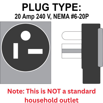 Dura Heat 240V Electric Industrial Garage, Workshop, Warehouse, Construction Heater, Wall/Ceiling Mount, 12,800 BTU, 3,750 Watt Forced Air Heater, Overheat Protection - Ideal for Garage & Workshop