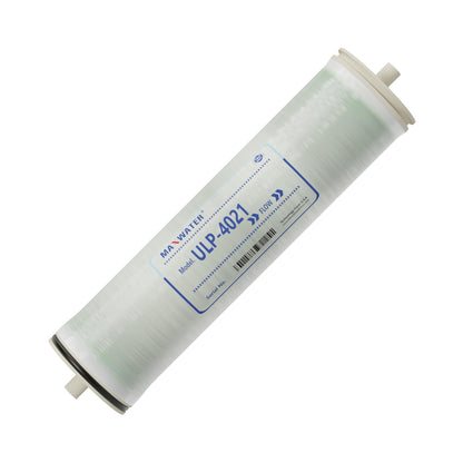 Max Water ULP-4021 Reverse Osmosis 4" x 21" RO Membrane, 950 GPD | For Water Purification Desalination Commercial, Industrial, Agricultural | Compatible with Dow Filmtec TW30-4021