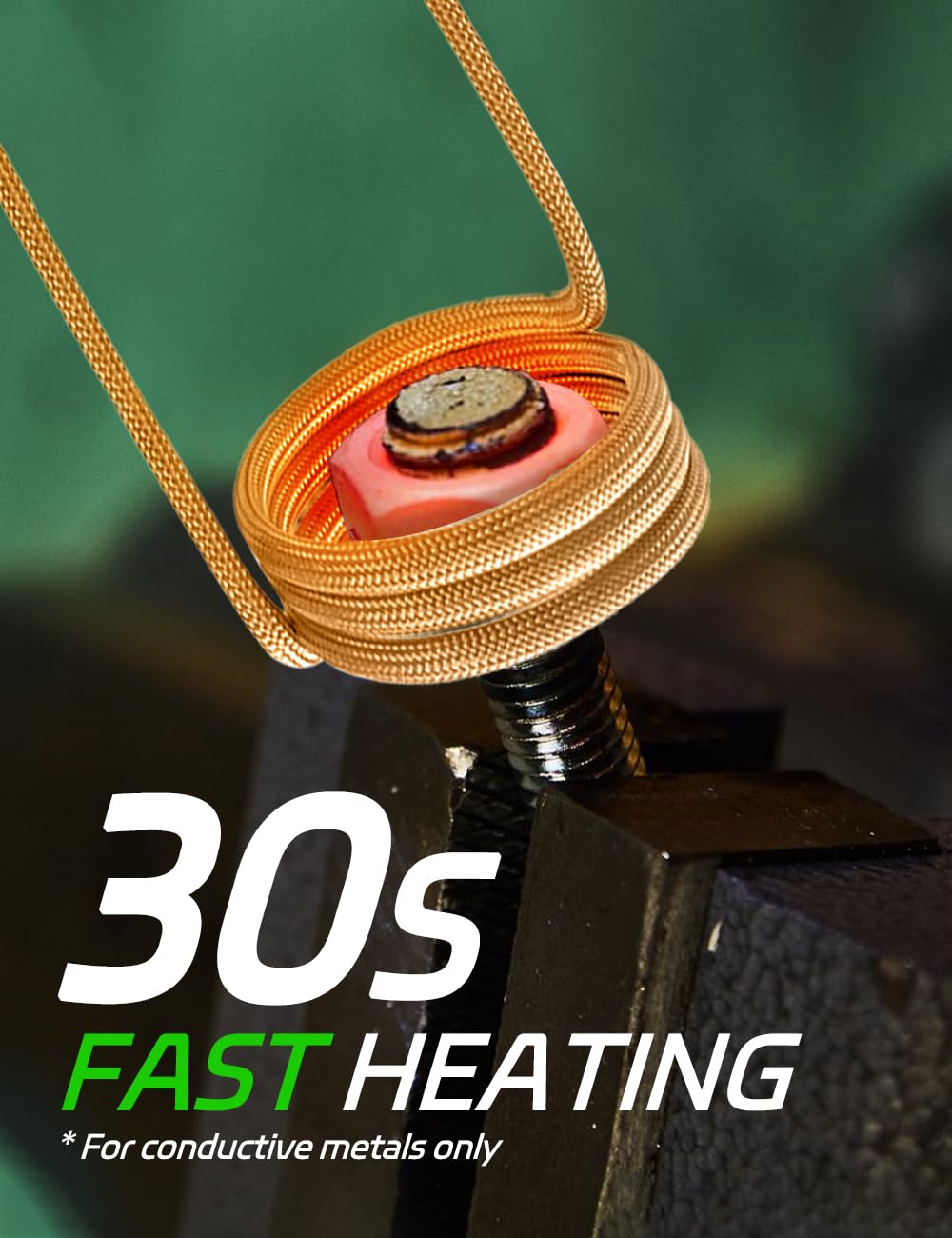 Magnetic Induction Heater Kit - 1200W 110V Hand Held Automotive Heat Tool For Rusty Screw Removing with 8 Coils and Box