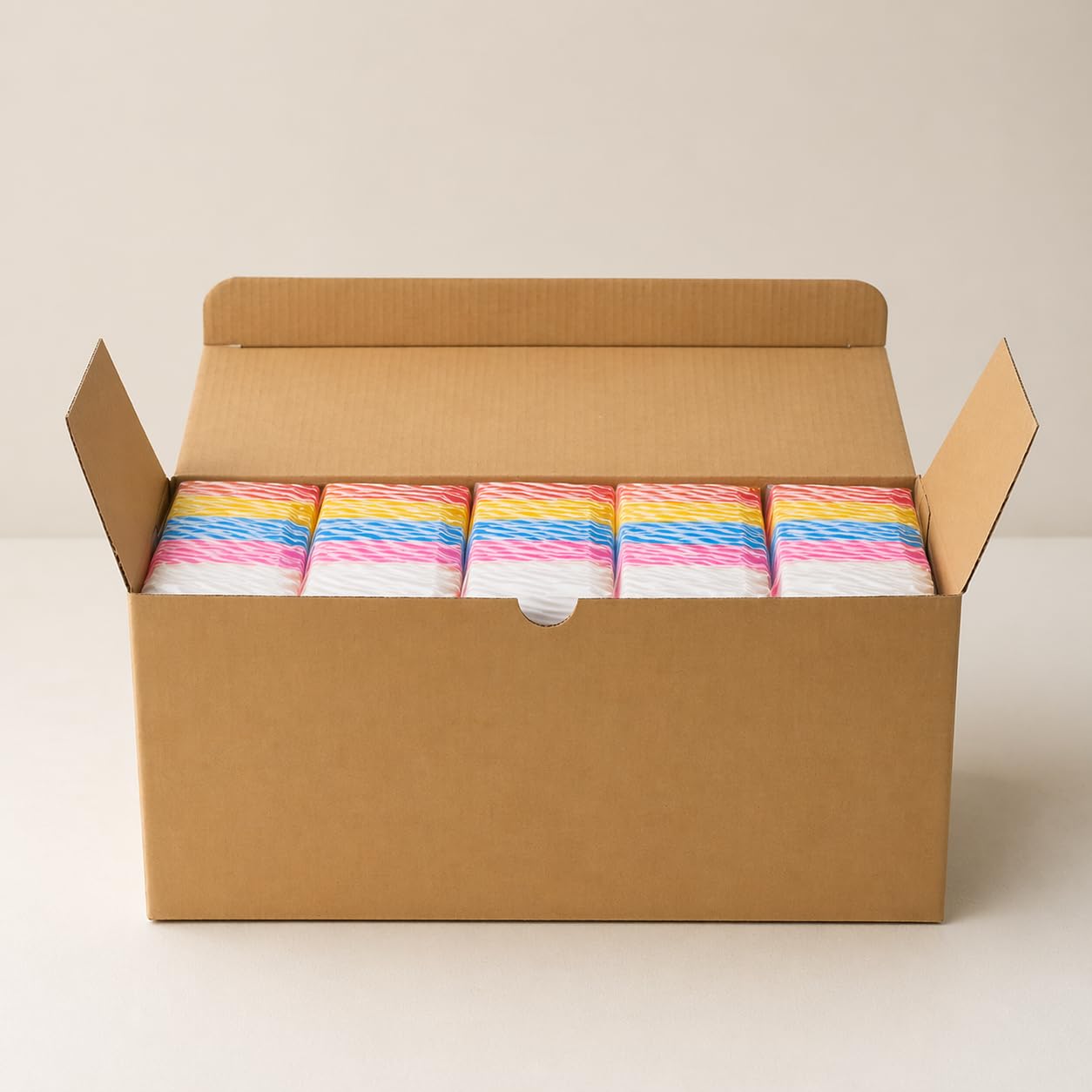 Cwise 50 Pack (3500 Count) Bulk Spiral Birthday Candles - Spiral Candles for Cake or Cupcake - Celebration Candles -Bulk Pack for Cakes - Colorful Birthday Candles