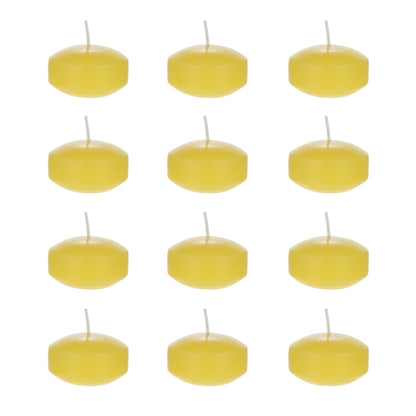 Mega Candles 12 pcs Scented Citronella Floating Candles, Hand Poured Wax Candle 2 Inch Diameter, Indoor & Outdoor Use, Camping, Festivities, Events, Party Usage, Patio, Barbecue BBQ, Picnics