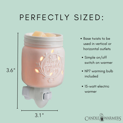 Pluggable Mason Jar Fragrance Warmer