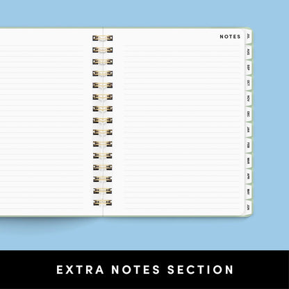 PAPERAGE Academic Planner, Weekly & Monthly Planner & Calendar, 12-Months, July 2026 - June 2027, (7" x 8"), School & Student Planning Agenda with Tabs, Bonus Pages & Inner Pocket, Black