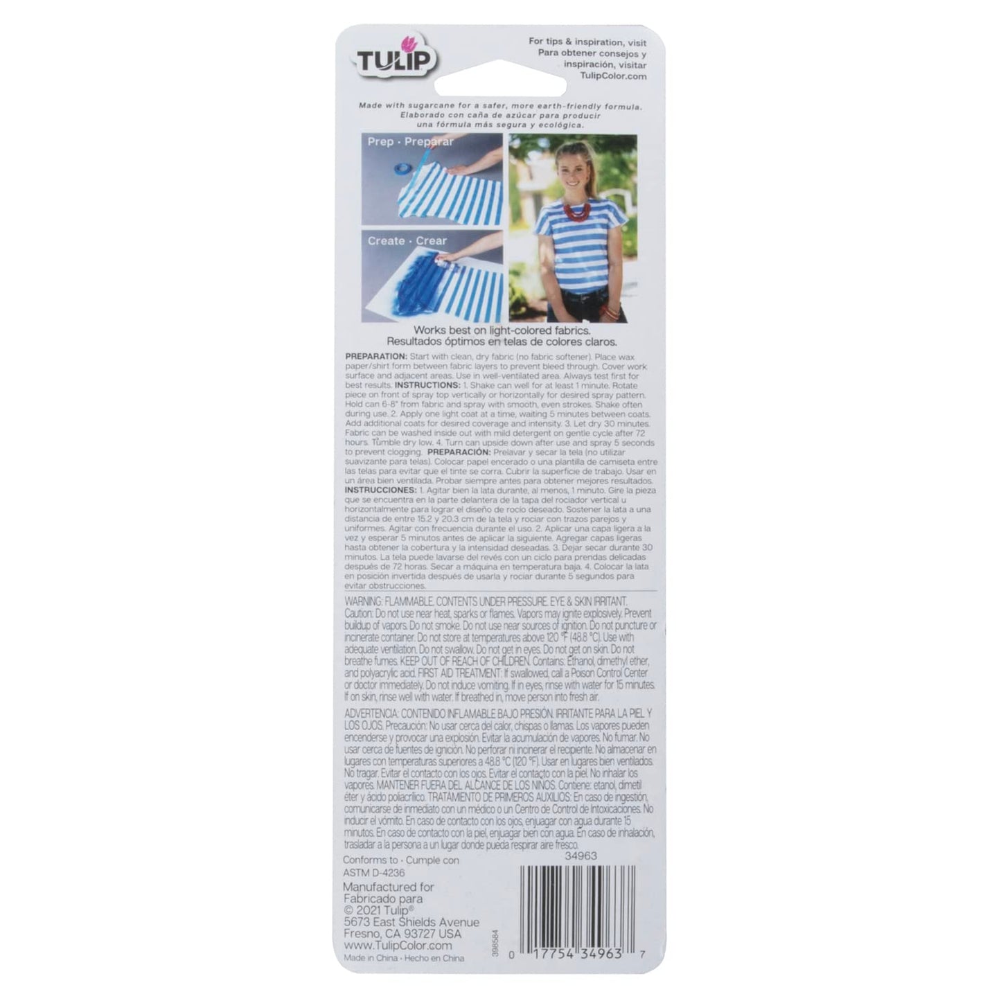 Tulip ColorShot Instant Fabric Color 3oz. Teal