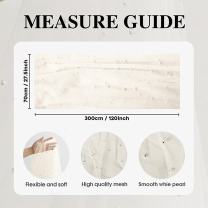 Artoid Mode Pearl Beige Gauze Table Runner 120 Inch 10FT, Seasonal Sheer Dining Holiday Wedding Birthday Baby Shower Table Decor for Home Party