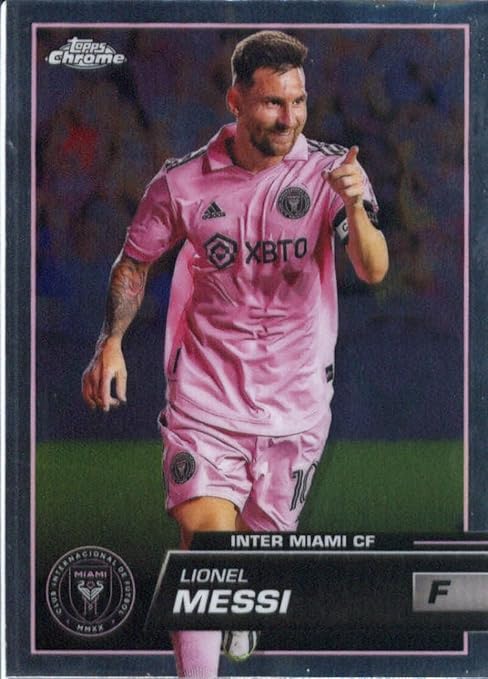 2023 Topps Chrome Major League Soccer - MLS - #58 Lionel Messi Inter Miami CF Soccer Card - Sportscard Superstore