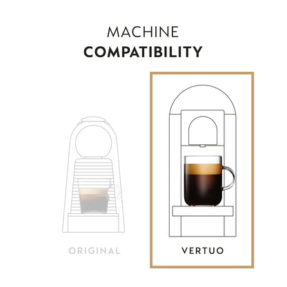 Nespresso Vertuo Intenso Dark Roast Coffee Capsules - 30-Count Pods for 7.8oz Brews