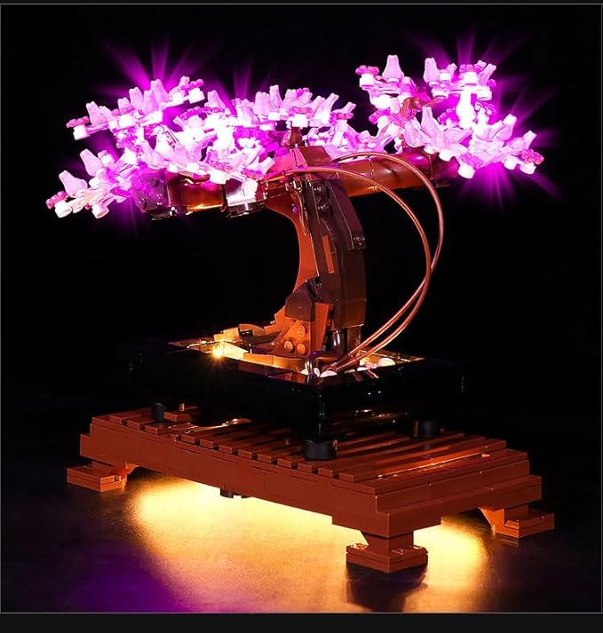 Upgraded Led Light Kit Compatible with Lego Icons Bonsai Tree Building Set Lights Decoration Compatible with Lego 10281 (Model Not Included)
