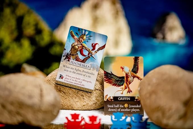 Cyclades | Epic Mythological Greek Strategy Game for Teens &amp Adults | Classic Auctioning &amp Area Control Board Game | 1v1 Competitive or Team Modes | Ages 14+ | 2-6 Players | 60-90 Minutes