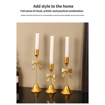 Tapered Holders Metal Iron Holders, Candlestick for Table Decoration, Holiday, Wedding, Housewarming Iron Taper