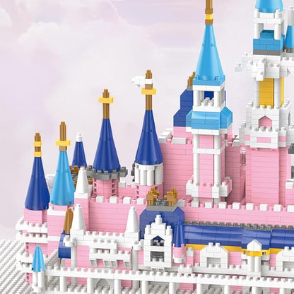 3008 Pcs Castle Architecture Mini Building Blocks Set for Adults – Micro Building Bricks Model Kit – Educational Architecture Model – Ages 14+