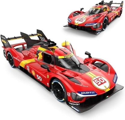 RASTAR RC Car 1/14 Scale 2.4Ghz Remote Control Car for Ferrari 499P #50 Le Mans Champion Racing R/C Toy Car Model Vehicle