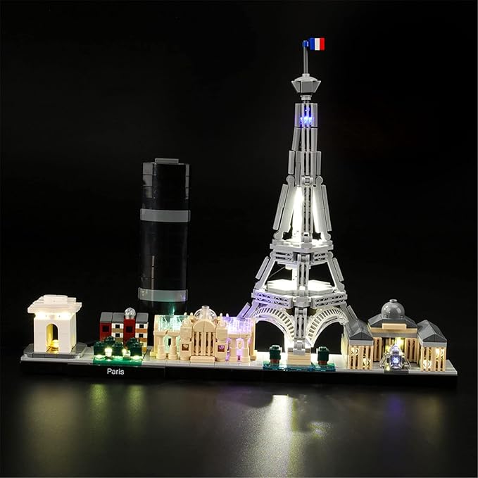 LIGHTAILING Light for Lego-21044 Architecture Paris- Led Lighting Kit Compatible with Lego Building Blocks Model - NOT Included The Model Set