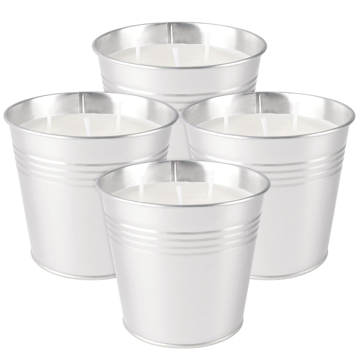 Large Citronella Candles Outdoor-4x150z3-Wick Bucket Candle for Home Patio Candleup to 240 Hours, Summer Camping HugeCandle