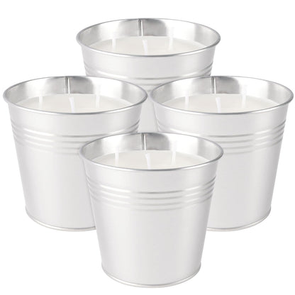 Large Citronella Candles Outdoor-4x150z3-Wick Bucket Candle for Home Patio Candleup to 240 Hours, Summer Camping HugeCandle