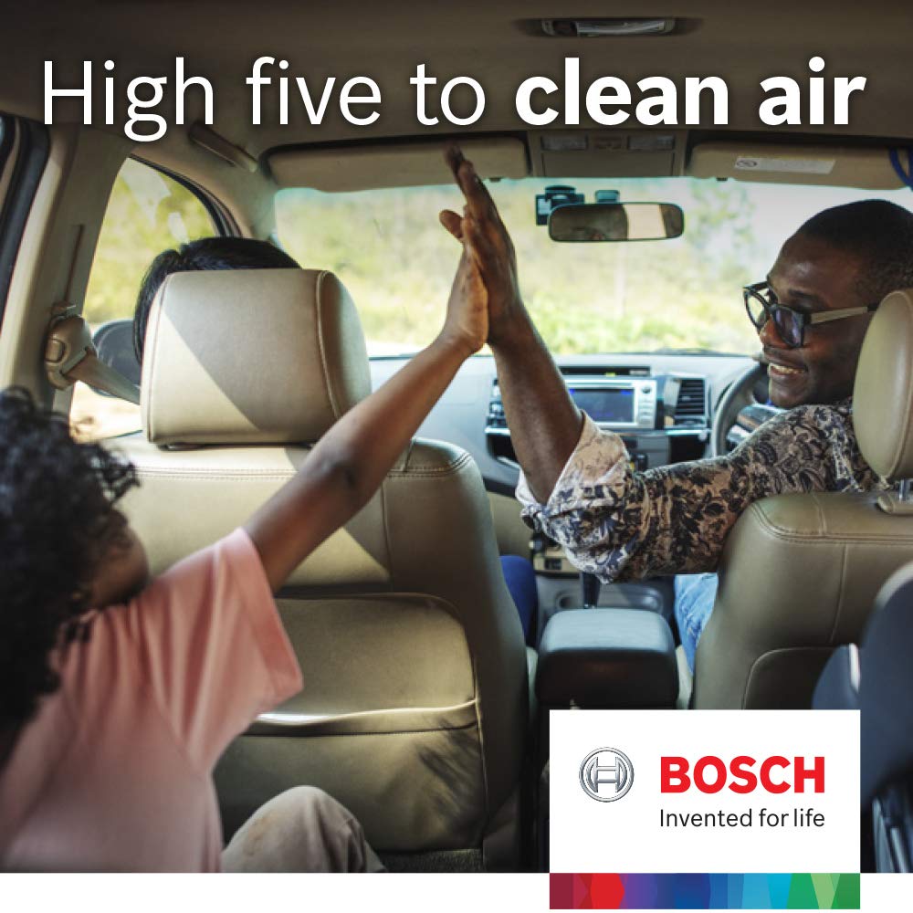 BOSCH 6031C HEPA Cabin Air Filter - Compatible with Select Audi A3, Q3, TT, TT RS, TTS; Volkswagen Beetle, CC, Eos, Golf, GTI, Jetta, Passat, Passat CC, R32, Rabbit, Tiguan, Tiguan Limited