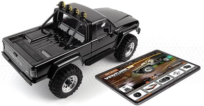 HPI Racing 160802 - Venture18 1985 Toyota Hilux 1/18 Brushless Crawler RTR Black