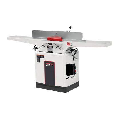 JET 8-Inch Jointer, Straight Knife, 2 HP, 230V 1Ph (JWJ-8CS)