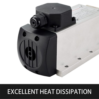 CNC Spindle CNC Motor 110V 2.2KW 2200W ER20 Square Air Cooled Spindle Motor 4 Bearings 24000RPM 400HZ for CNC Router Machine