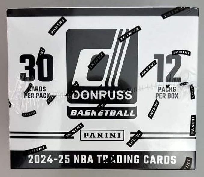 2024-25 Panini Donruss NBA Basketball Fat Pack Cello Box (12 Packs 30 Cards per Pack)