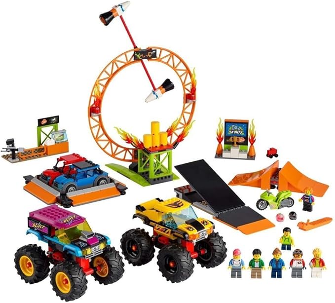 LEGO City Stunt Show Arena 60295 Building Kit (668 Pieces)