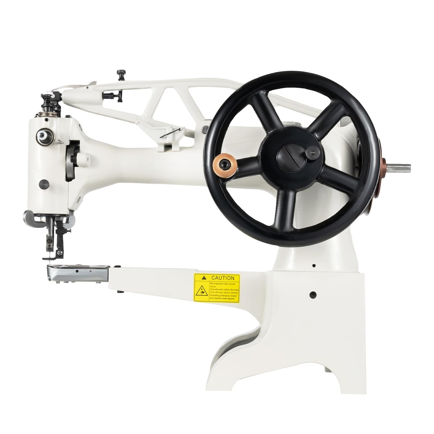 Leather Sewing Machine for Patch Repair - Hand Crank Industrial Double-Headed Needle Patcher for Boots, Slippers, and Canvas - Durable Sewing Equipment
