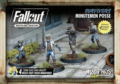 Fallout Wasteland Warfare Survivors Minutemen Posse Miniatures