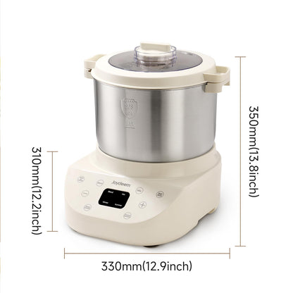 Joydeem Electric Dough Maker, 9.5Qt with Winter & Summer Fermentation, Dual Functions (MIX for Dough/Kneading, BLEND for Filling) - Ideal for Bread, Pizza, Roti, Dumplings, Sourdough, HMJ-A901