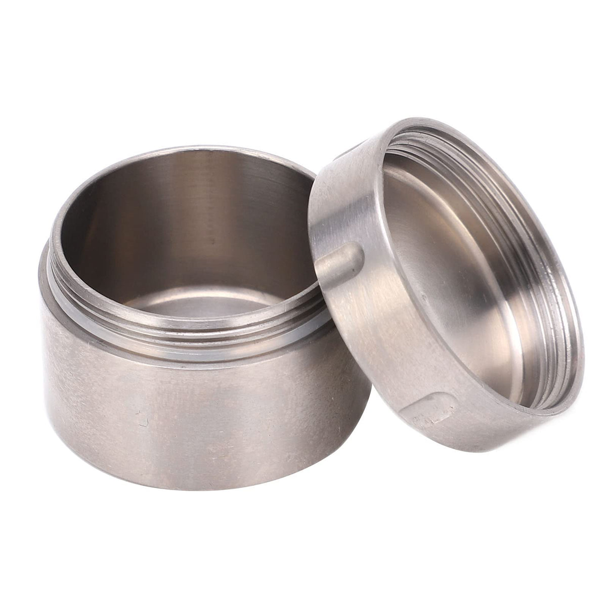 Alomejor Metal Round Candlestick for Tea and Storage, and Portable for Travel