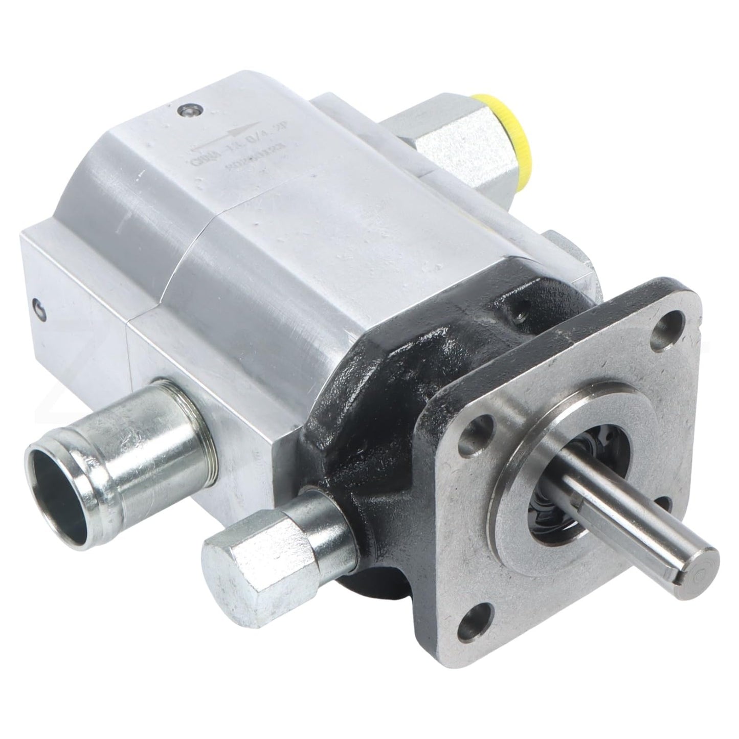 Zachager Hydraulic Log Splitter Pump Kit - 16 GPM 2-stage pump, coupler, mount and hardware - 1" inlet, 1/2" NPT outlet, 3600RPM, 4000 PSI, for small engine log splitters