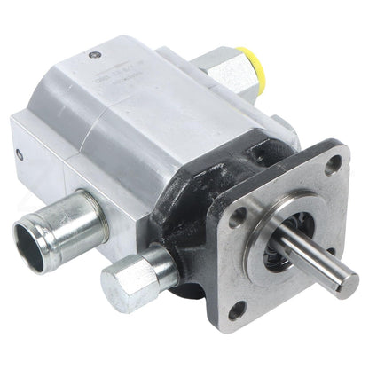Zachager Hydraulic Log Splitter Pump Kit - 16 GPM 2-stage pump, coupler, mount and hardware - 1" inlet, 1/2" NPT outlet, 3600RPM, 4000 PSI, for small engine log splitters