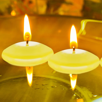 20 Pcs Floating Candles Centerpieces, 1.5 Inch Unscented Floating Candles Small Decoration for Valentine's Day, Thanksgiving, Wedding, Holiday, Parties and Home Decor