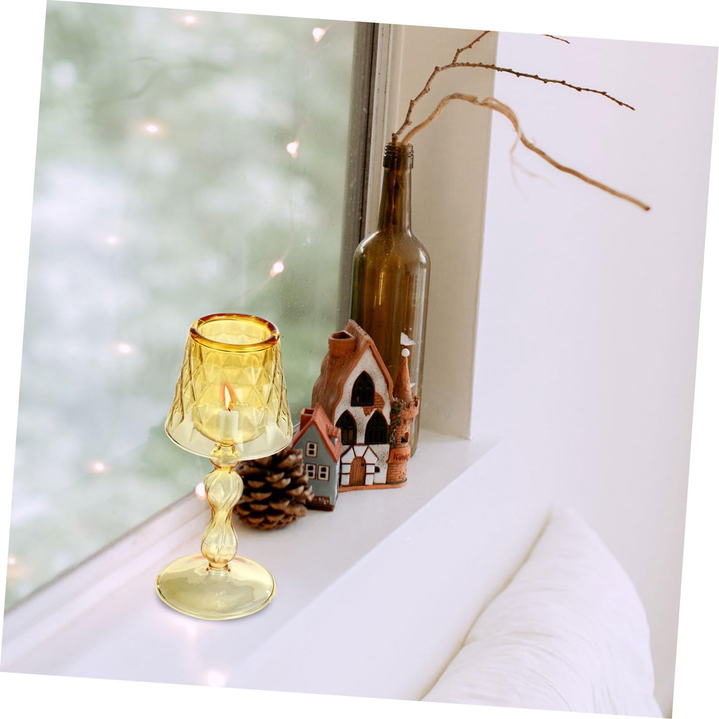 Elegant Candleholder Luxury Decorative Stand for Room for Bedroom Office