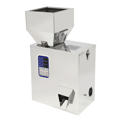 ONEUPING Automatic Particle Filling Machine 1-200g Adjustable Powder Weighing Filler Particle Dispenser, 180W Granule Filling Machine with 3 Speeds for Flour, Grain, Herb, Seed, Coffee Bean, Glitter