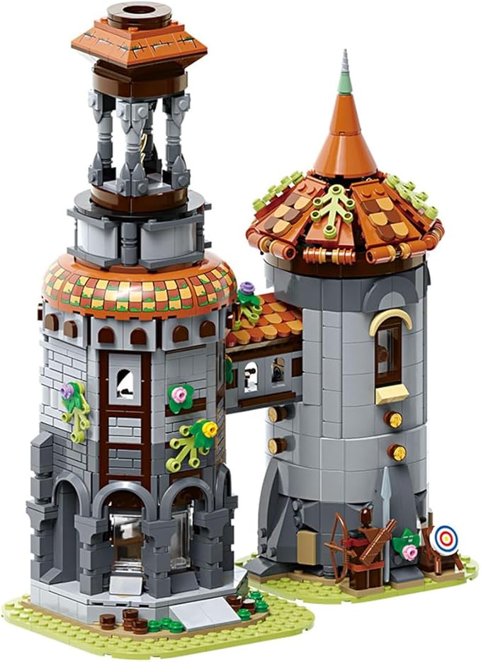 Architecture Arrow Tower Building Blocks Sets (1326 Pieces) - Building Block Model Gifts and Unique Collectibles Suitable for Children and Adult Creative Enthusiasts