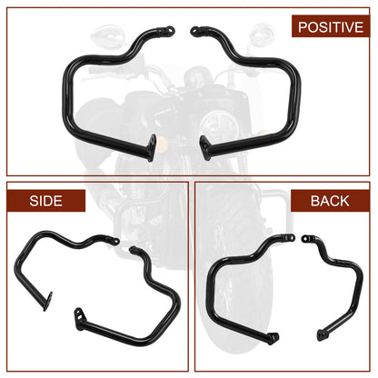 TiCoast Motorcycle Black Engine Guard Rear Highway Crash Bar for Indian Scout Bobber Classic Limited Scout Classic Limited 2025