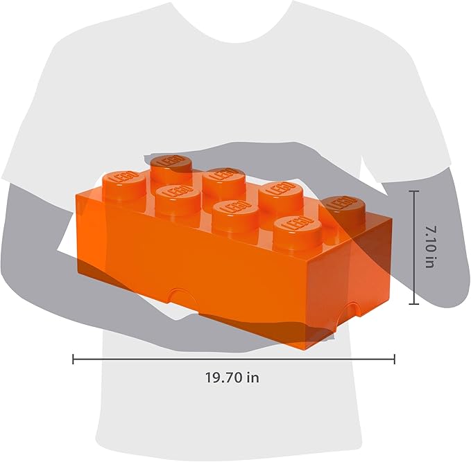 Room Copenhagen 8 LEGO Brick Box Bright Orange (40040660)