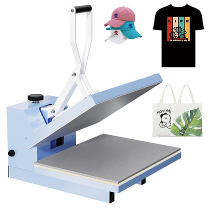 Heat Press Machine for t-Shirt, 16X20 in Digital Heat Transfer Press with Adjustable Pressure, Fast Heating Manual Press for Sublimation