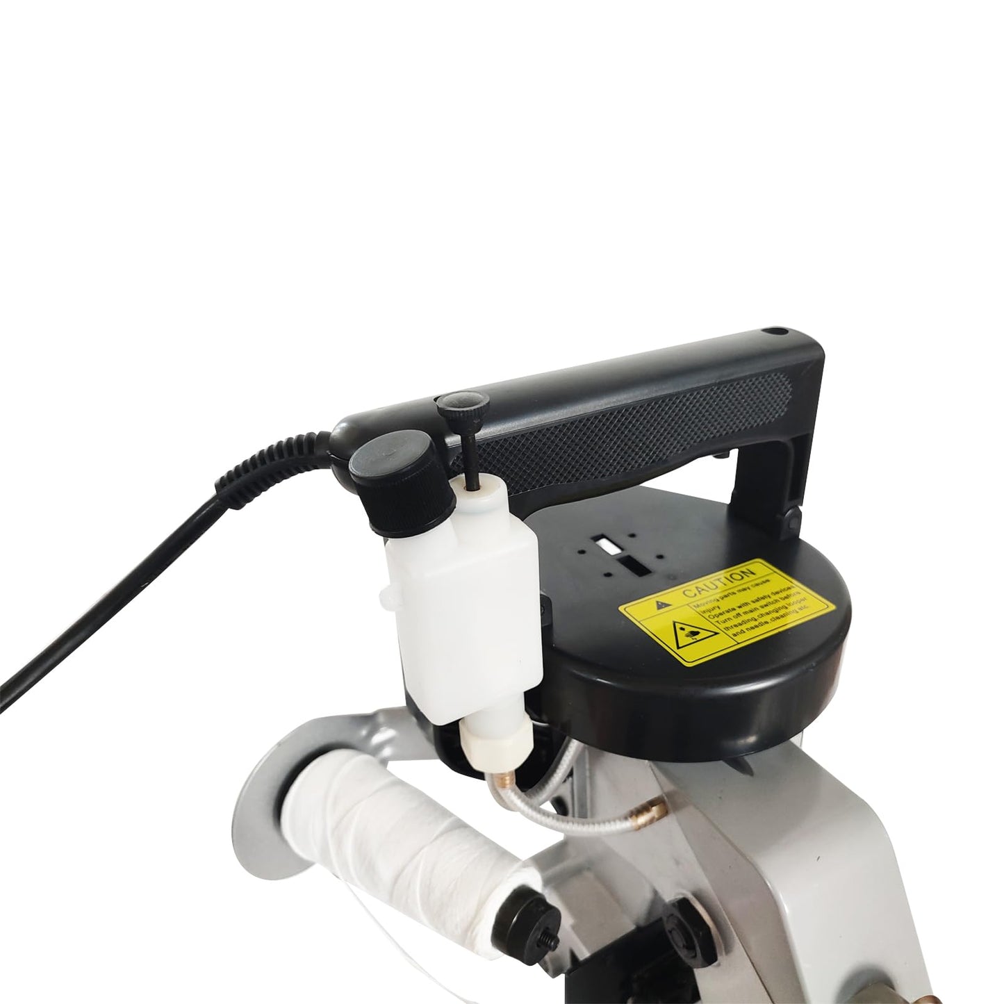 INTBUYING Portable Bag Sack Sewing Stitching Machine, Manual Electric Bag Closer, Industrial Bag Closing Machine Woven Bag Closer Stitcher Sewing Tool 110V for Bag Sealing