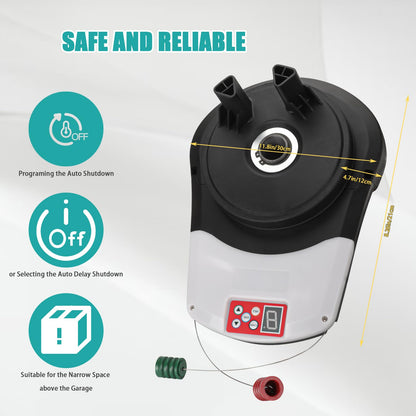 Automatic Roll Up Door Opener,Commerial Garage Roller Door Opener, Powerful 800N Motor Roller Door Opener for Garage Warehouse Store Barn Farm-Not Fit Flap