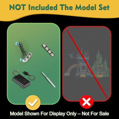 Light kit Compatible with Lego 75689 Emerald City &amp Kiamo Ko Castle - No Model Only Light LED Lighting Accessories Compatible with Lego 75689