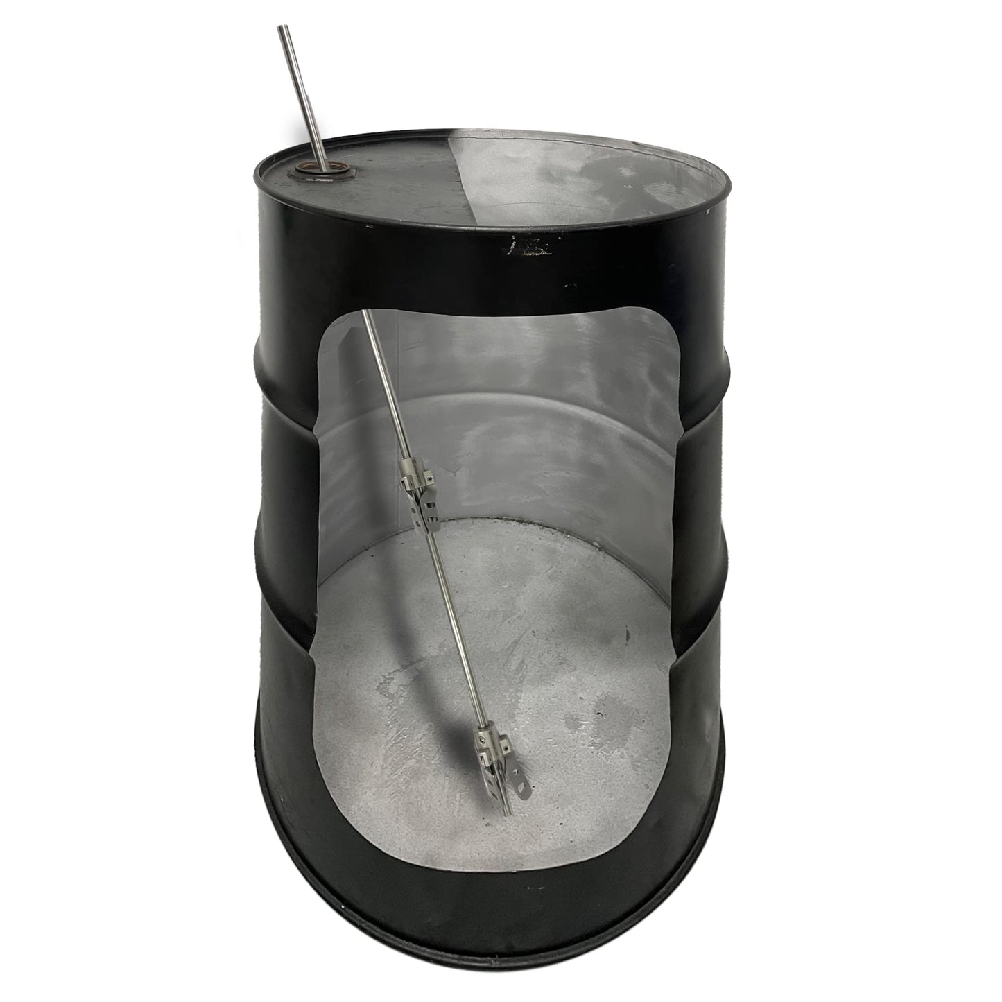 Cosmostar 55 Gallon Paint Mixer with Expandable Stainless Steel Mixing Blades and 0.47" Shaft Rod - Ideal for Mixing Paints, Epoxy, Resins, and Silicones with Dual Propeller Tools